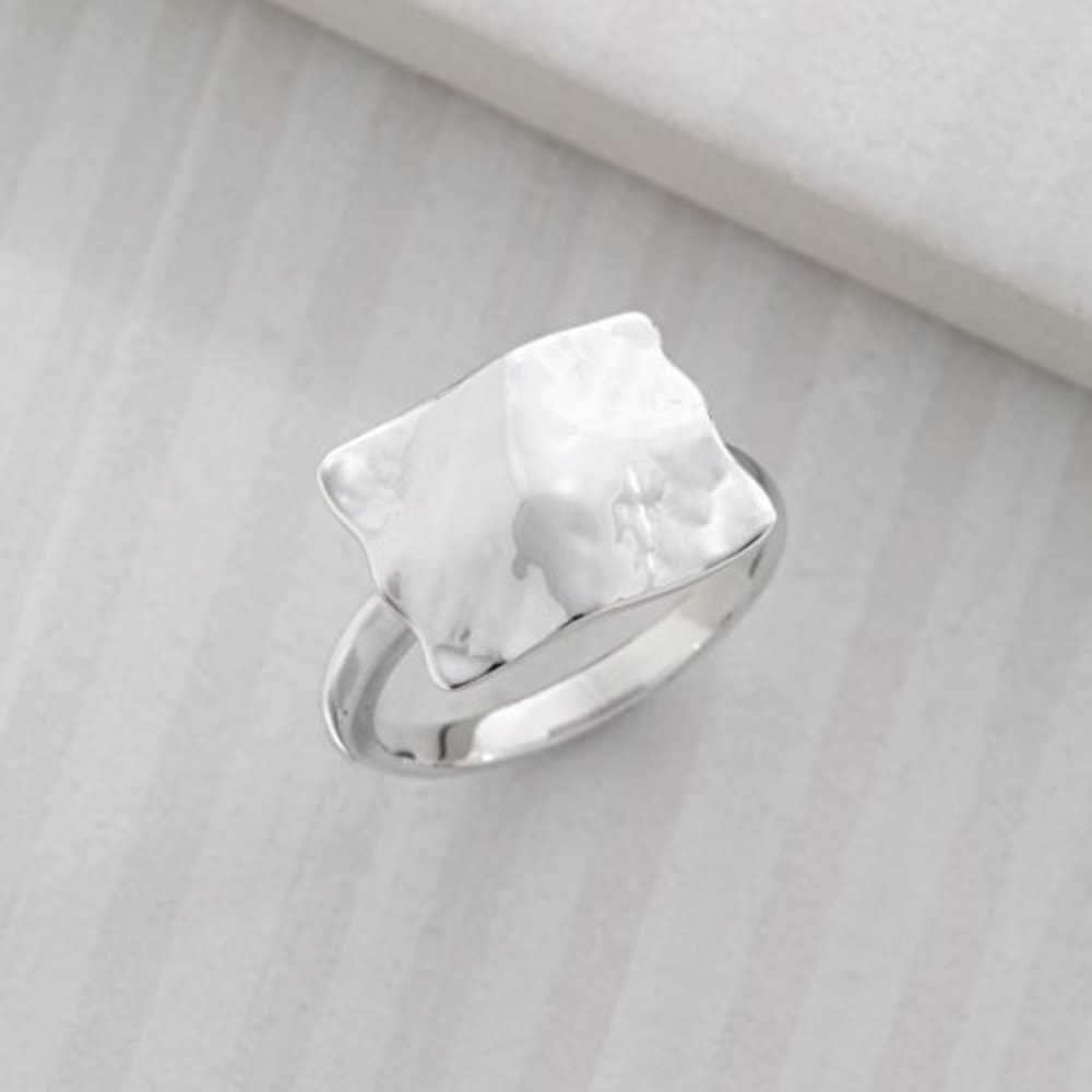 Silpada Square Root Ring-size R3358 New - Picture 2 of 3